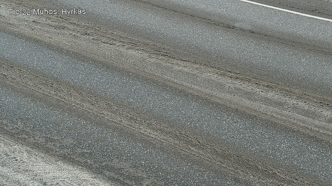 Weather Camera Image Road 22 Muhos, Hyrkäs, Muhos, Pohjois-Pohjanmaa
