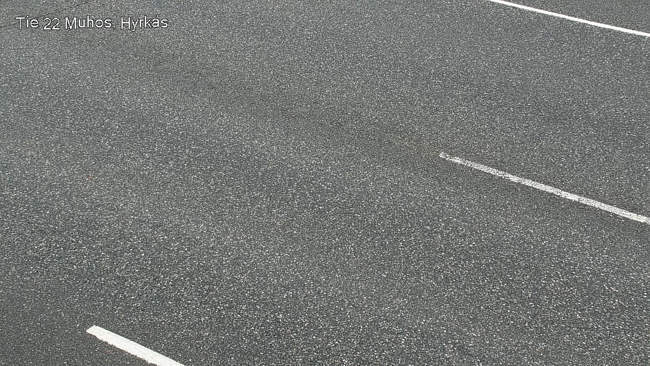 Weather Camera Image Väg 22 Muhos, Hyrkäs, Muhos, Pohjois-Pohjanmaa