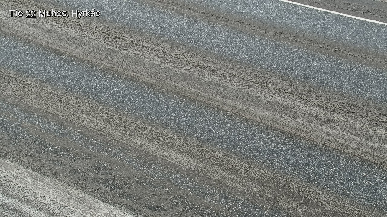 Weather Camera Image Road 22 Muhos, Hyrkäs, Muhos, Pohjois-Pohjanmaa
