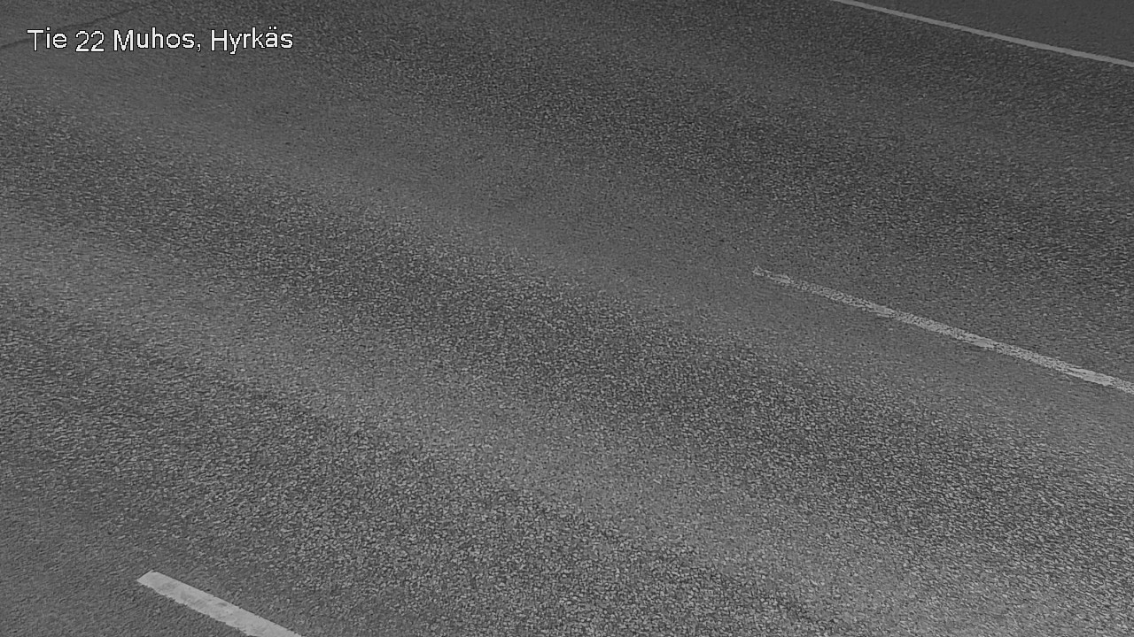 Weather Camera Image Road 22 Muhos, Hyrkäs, Muhos, Pohjois-Pohjanmaa