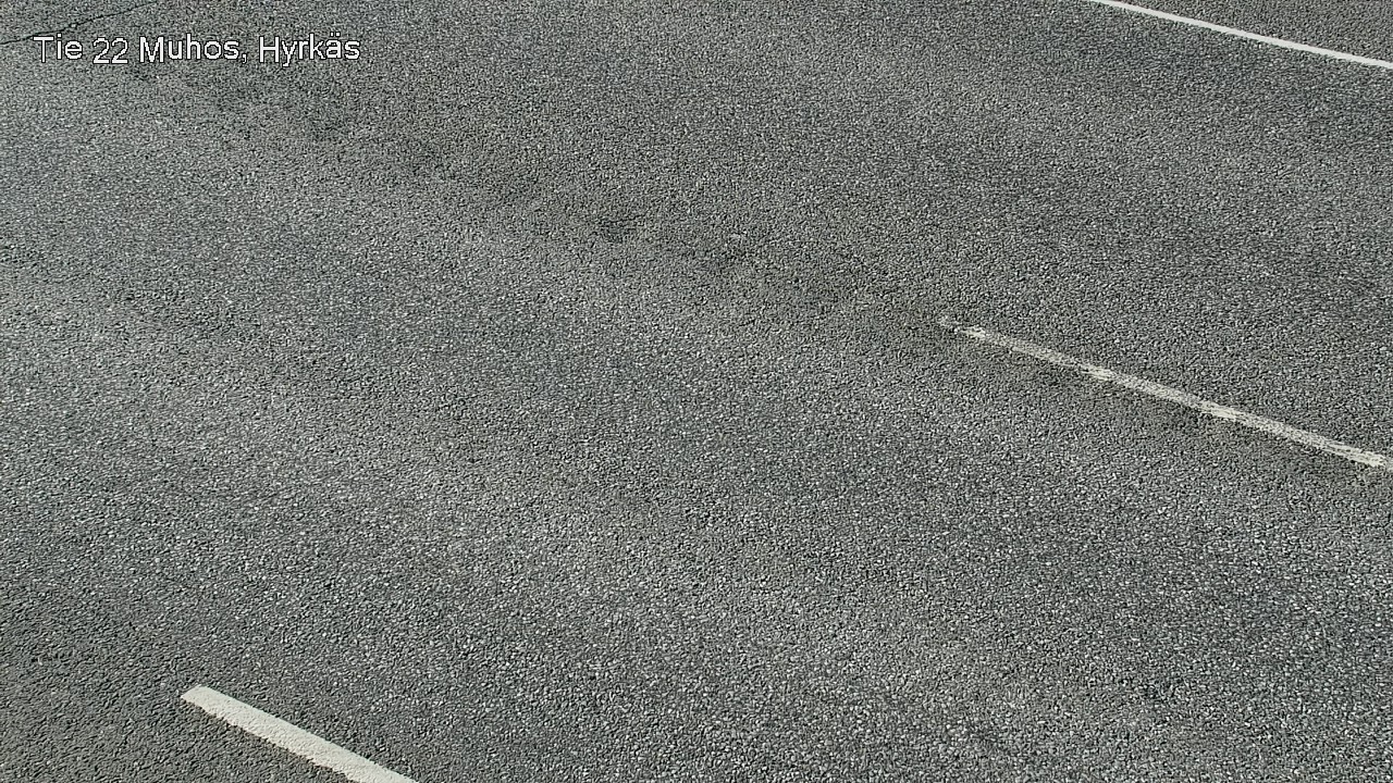 Weather Camera Image Väg 22 Muhos, Hyrkäs, Muhos, Pohjois-Pohjanmaa