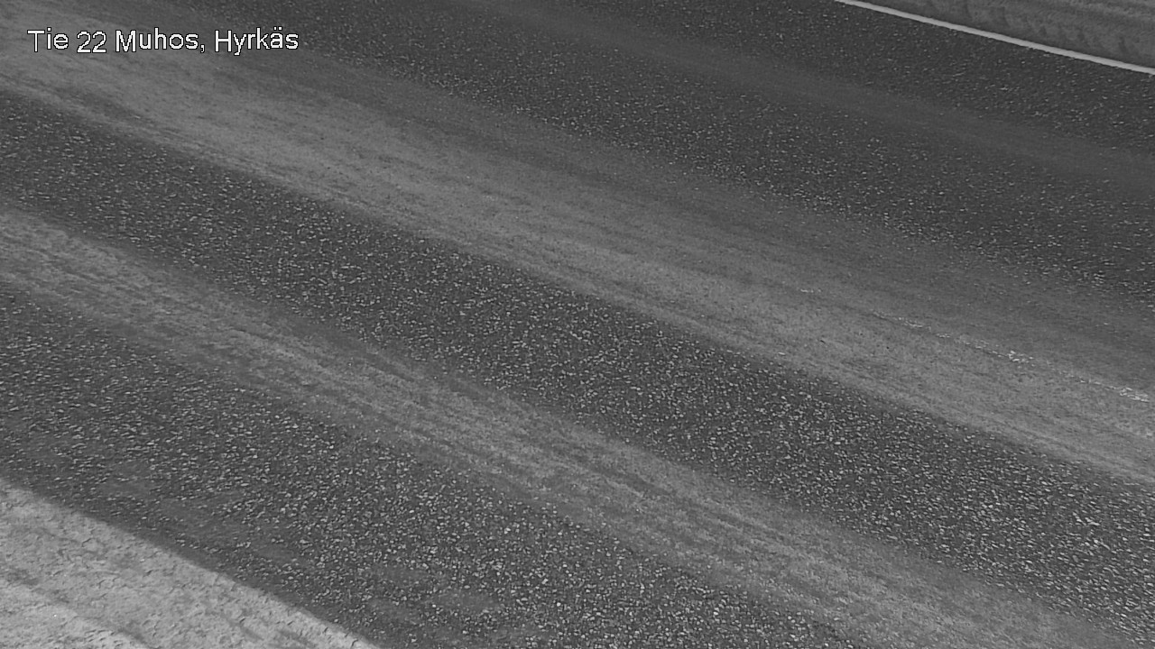 Weather Camera Image Väg 22 Muhos, Hyrkäs, Muhos, Pohjois-Pohjanmaa