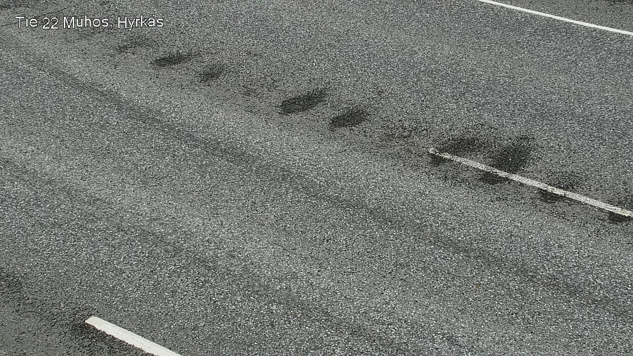 Weather Camera Image Väg 22 Muhos, Hyrkäs, Muhos, Pohjois-Pohjanmaa
