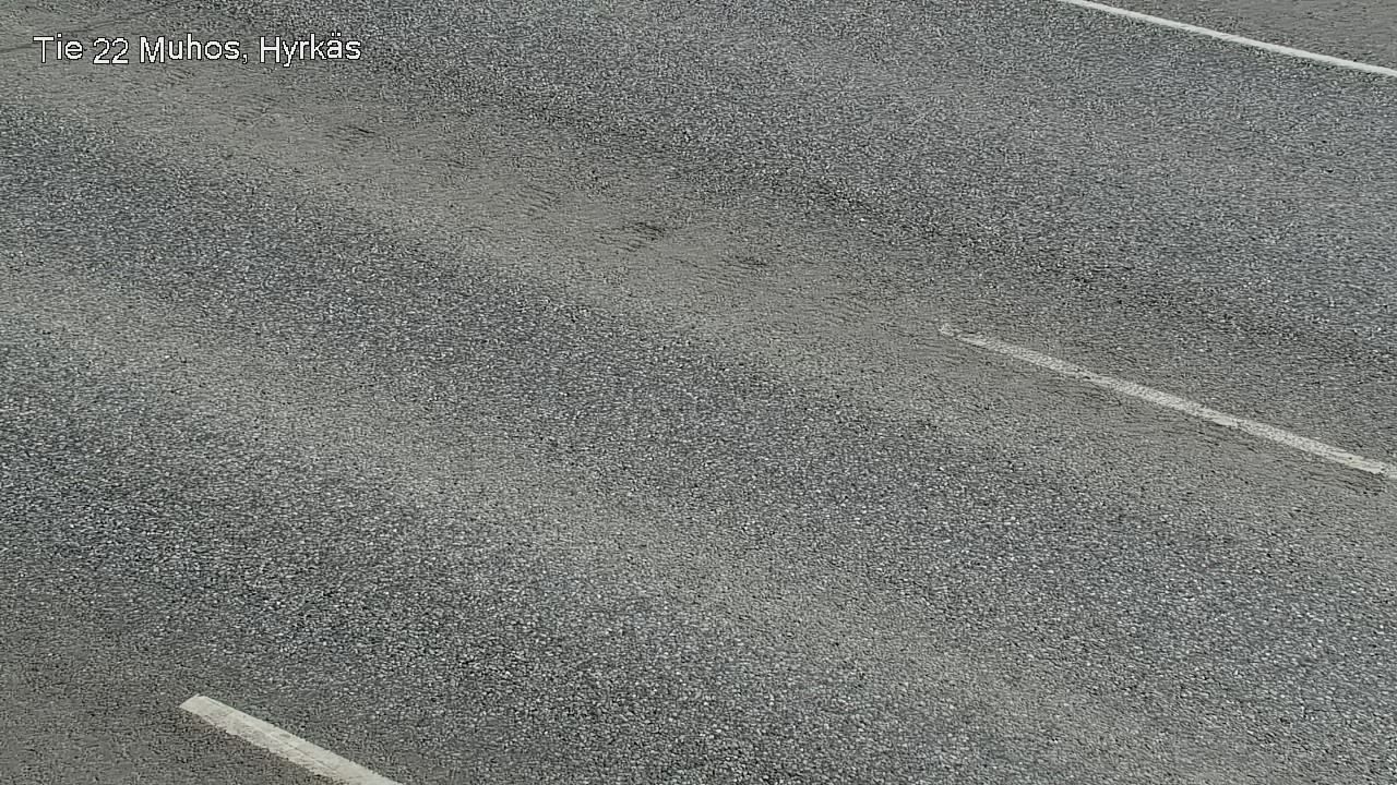 Weather Camera Image Road 22 Muhos, Hyrkäs, Muhos, Pohjois-Pohjanmaa