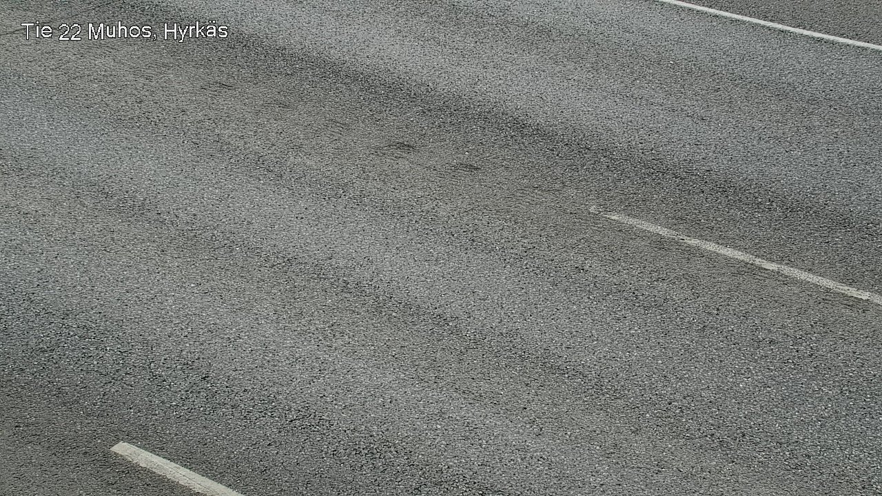 Weather Camera Image Väg 22 Muhos, Hyrkäs, Muhos, Pohjois-Pohjanmaa