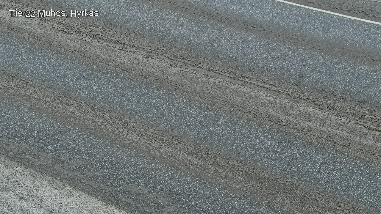 Weather Camera Image Väg 22 Muhos, Hyrkäs, Muhos, Pohjois-Pohjanmaa