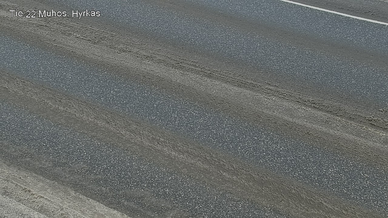 Weather Camera Image Väg 22 Muhos, Hyrkäs, Muhos, Pohjois-Pohjanmaa