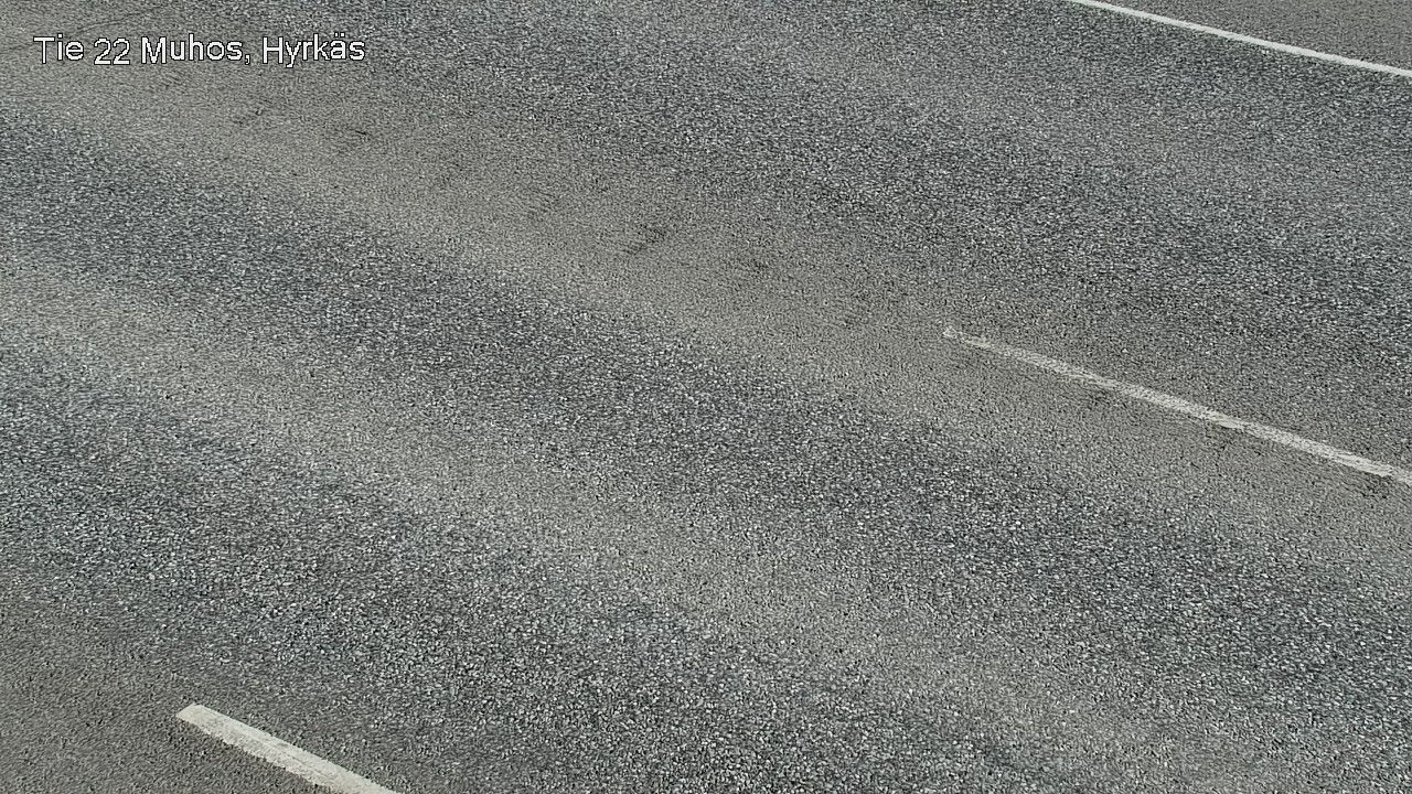 Weather Camera Image Road 22 Muhos, Hyrkäs, Muhos, Pohjois-Pohjanmaa