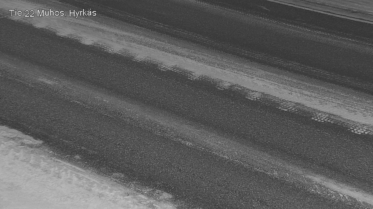 Weather Camera Image Road 22 Muhos, Hyrkäs, Muhos, Pohjois-Pohjanmaa