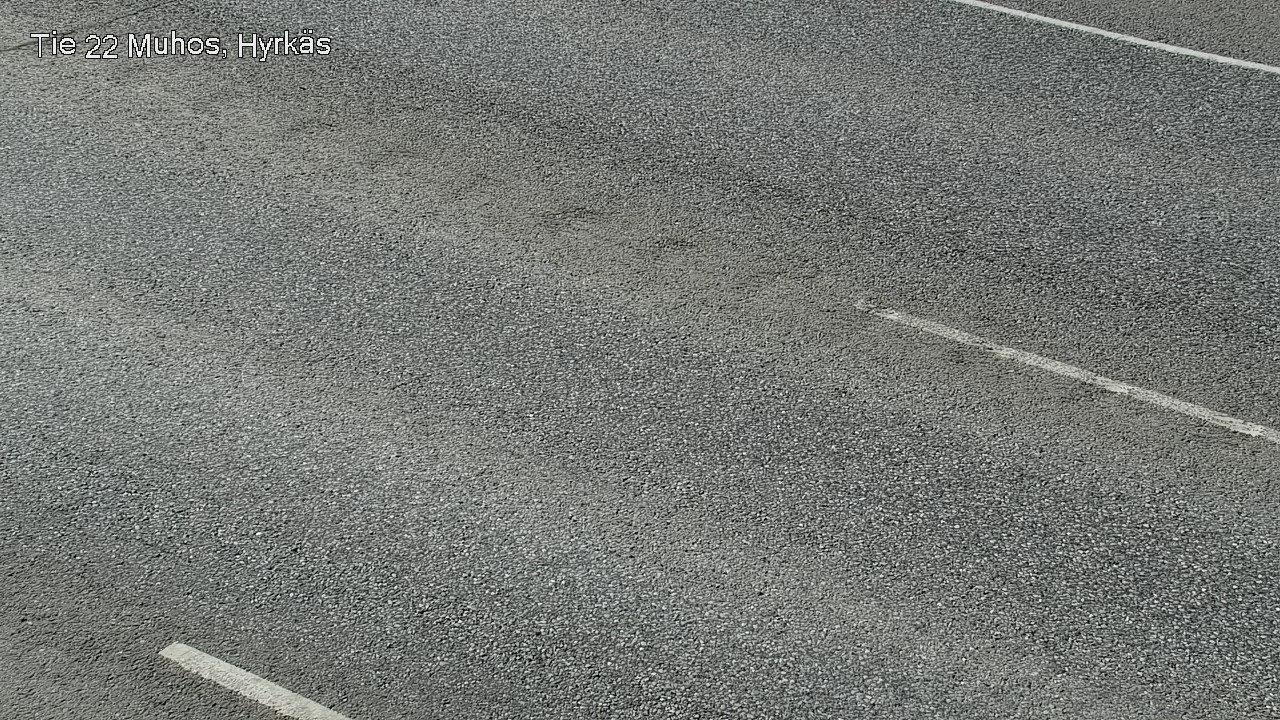 Weather Camera Image Road 22 Muhos, Hyrkäs, Muhos, Pohjois-Pohjanmaa
