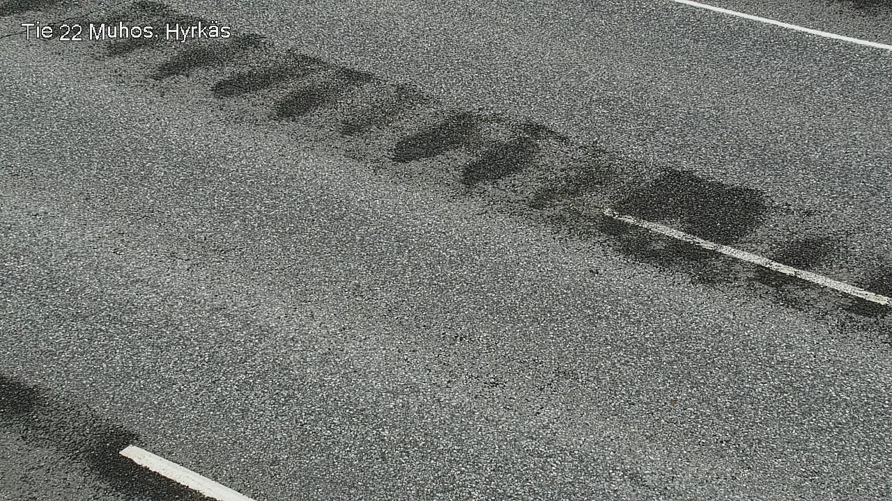 Weather Camera Image Väg 22 Muhos, Hyrkäs, Muhos, Pohjois-Pohjanmaa