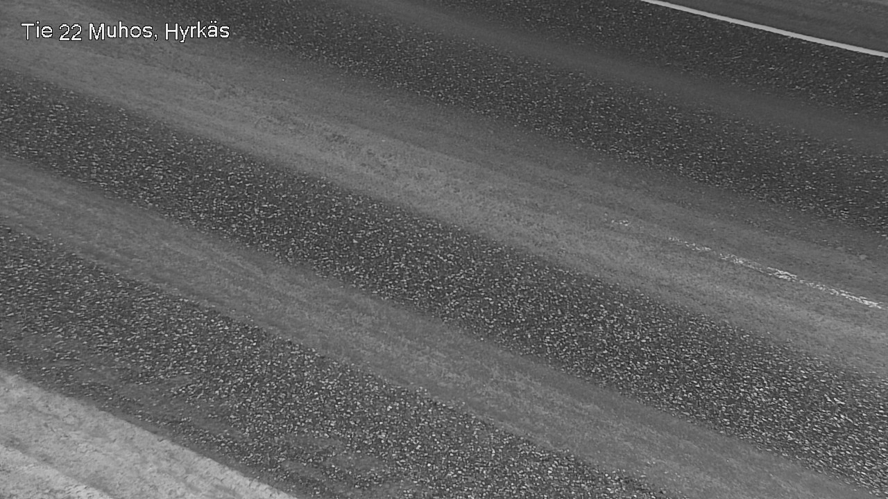 Weather Camera Image Väg 22 Muhos, Hyrkäs, Muhos, Pohjois-Pohjanmaa