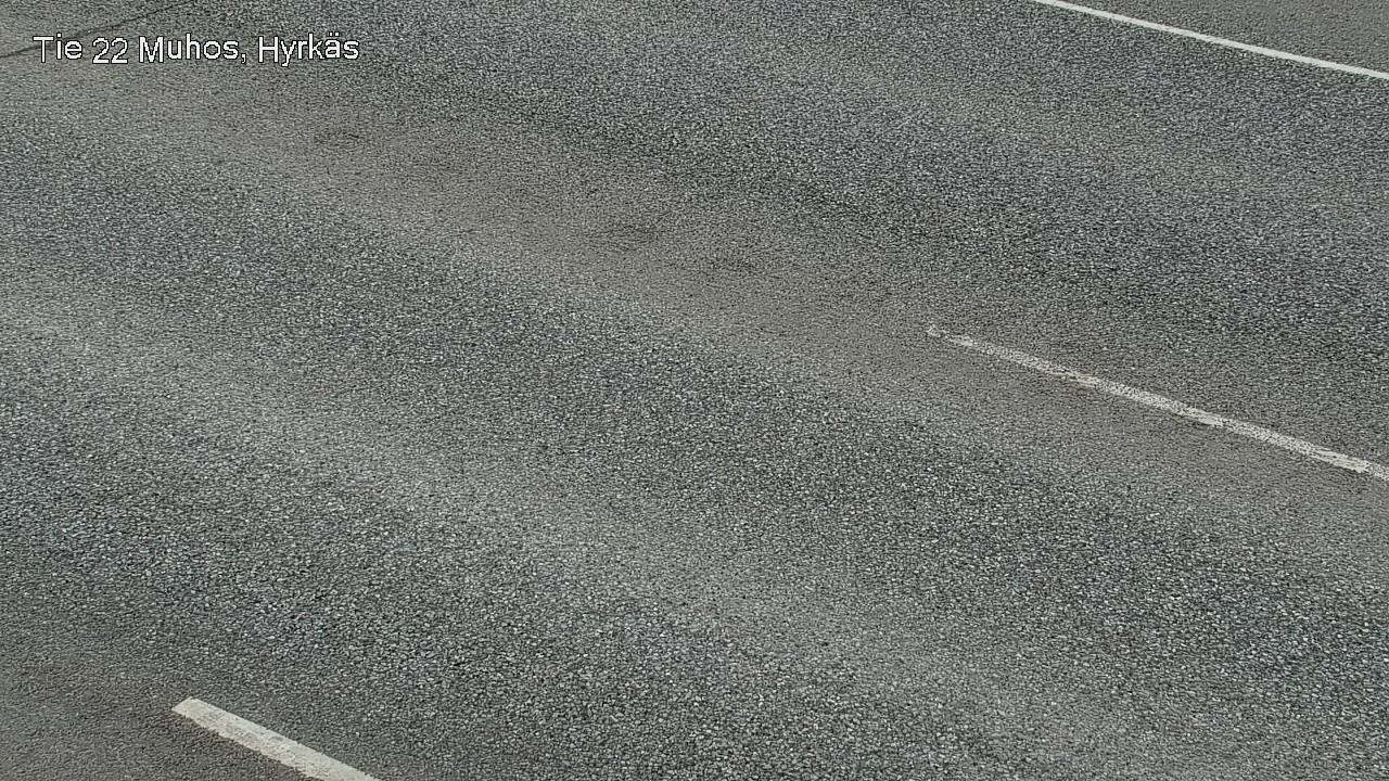 Weather Camera Image Väg 22 Muhos, Hyrkäs, Muhos, Pohjois-Pohjanmaa