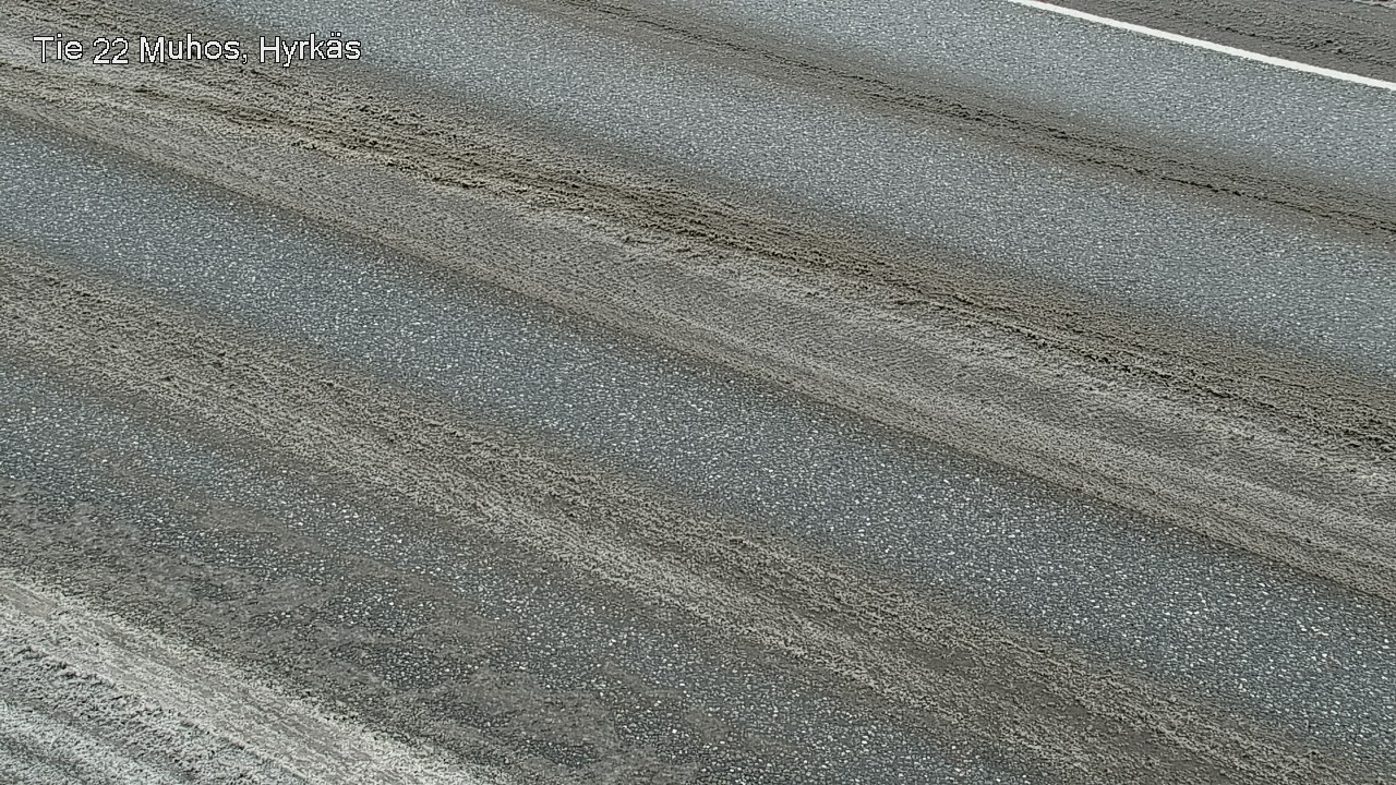 Weather Camera Image Road 22 Muhos, Hyrkäs, Muhos, Pohjois-Pohjanmaa