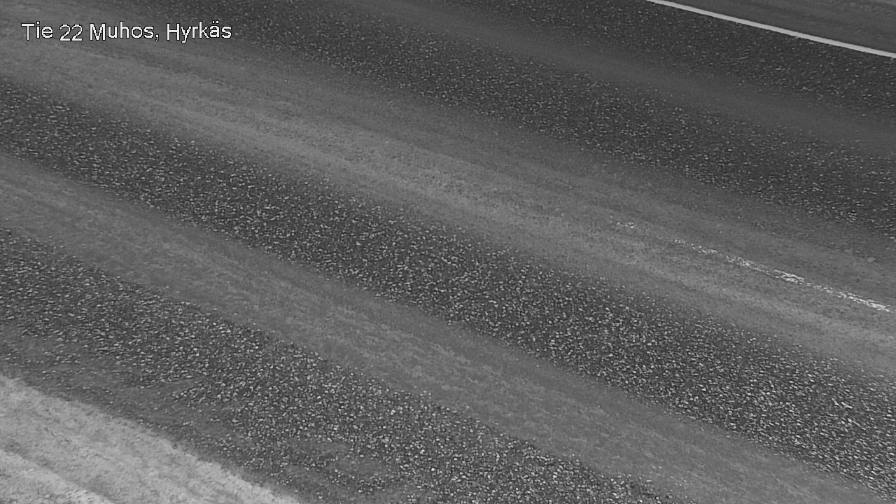 Weather Camera Image Väg 22 Muhos, Hyrkäs, Muhos, Pohjois-Pohjanmaa