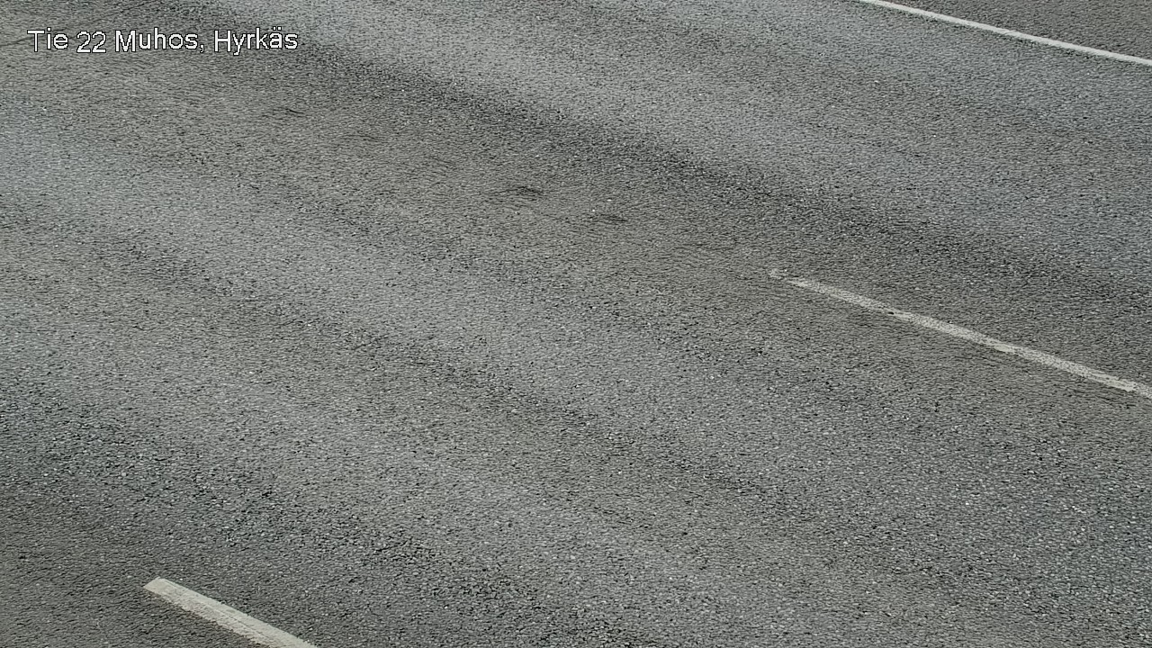 Weather Camera Image Väg 22 Muhos, Hyrkäs, Muhos, Pohjois-Pohjanmaa