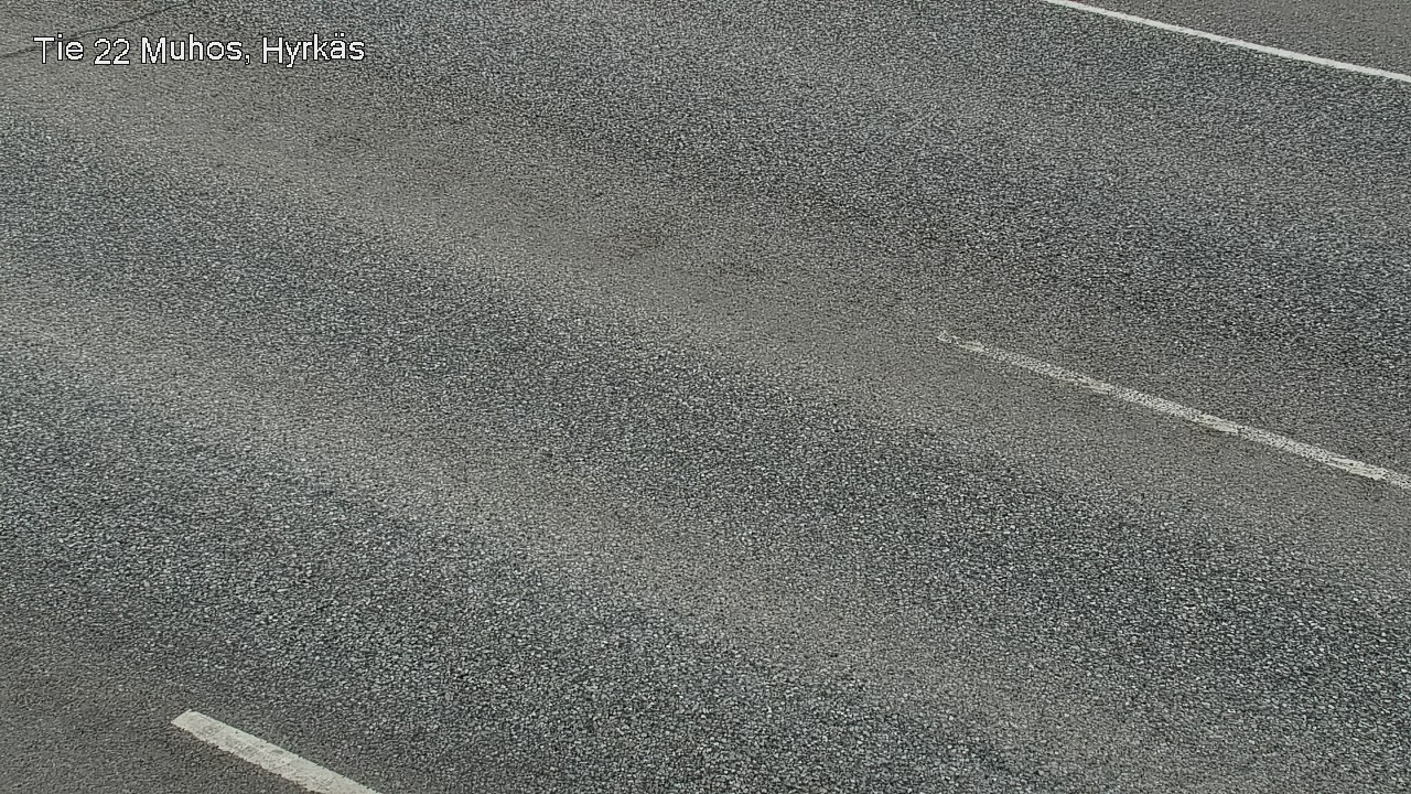 Weather Camera Image Road 22 Muhos, Hyrkäs, Muhos, Pohjois-Pohjanmaa