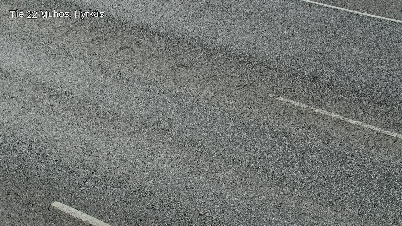 Weather Camera Image Väg 22 Muhos, Hyrkäs, Muhos, Pohjois-Pohjanmaa