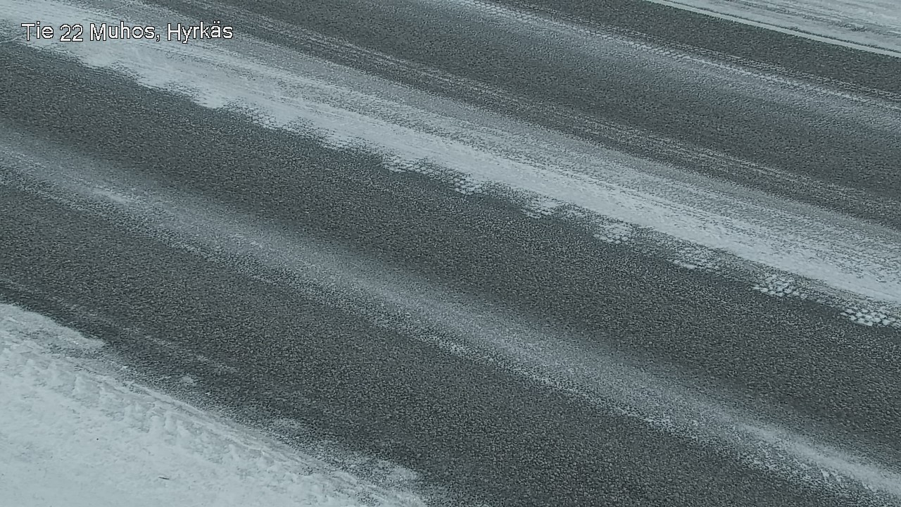 Weather Camera Image Road 22 Muhos, Hyrkäs, Muhos, Pohjois-Pohjanmaa