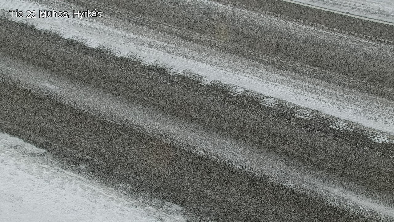 Weather Camera Image Road 22 Muhos, Hyrkäs, Muhos, Pohjois-Pohjanmaa