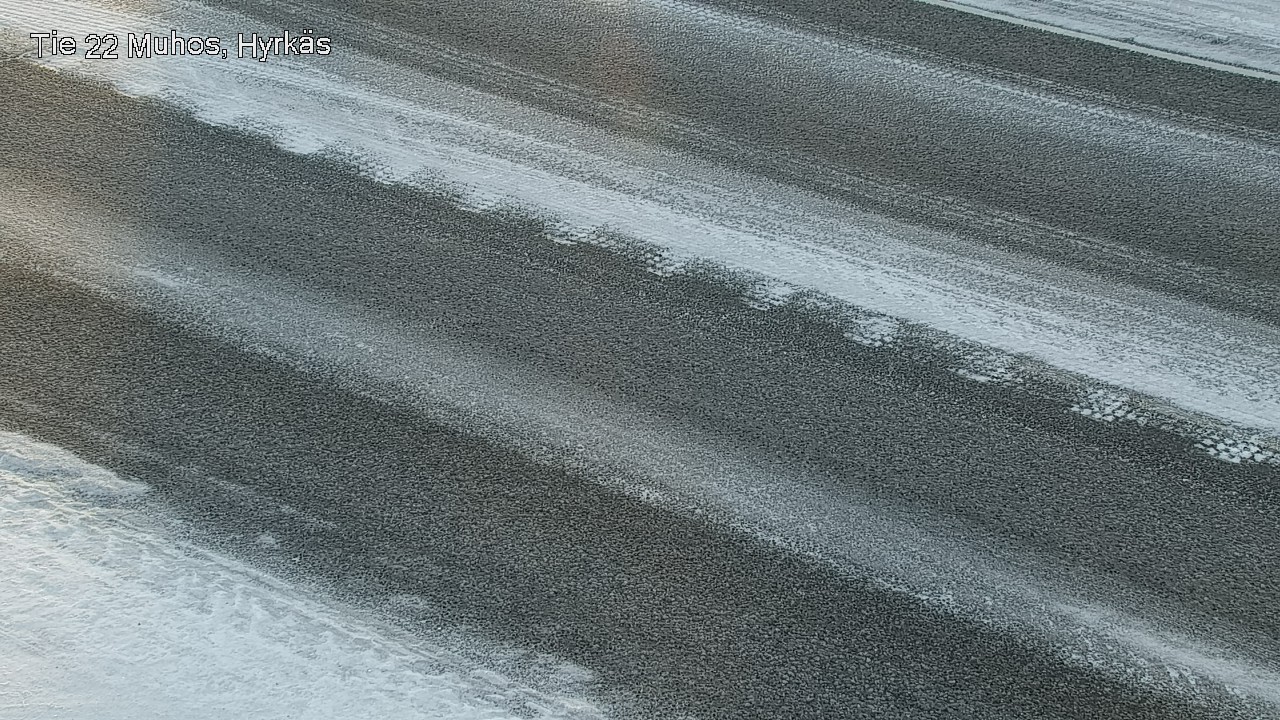 Weather Camera Image Road 22 Muhos, Hyrkäs, Muhos, Pohjois-Pohjanmaa