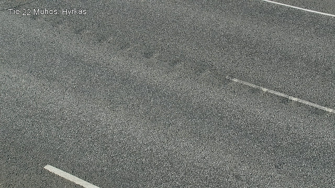 Weather Camera Image Road 22 Muhos, Hyrkäs, Muhos, Pohjois-Pohjanmaa