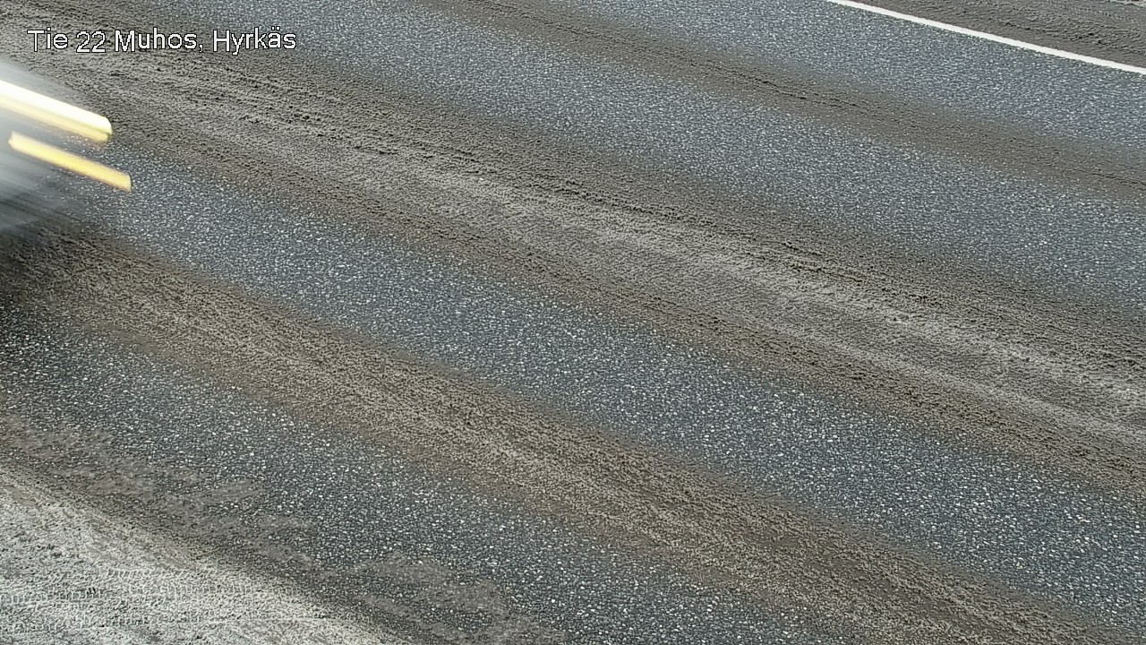 Weather Camera Image Väg 22 Muhos, Hyrkäs, Muhos, Pohjois-Pohjanmaa