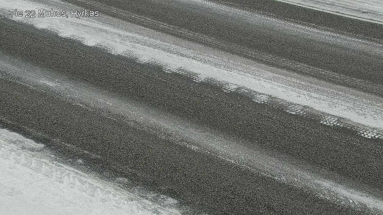Weather Camera Image Road 22 Muhos, Hyrkäs, Muhos, Pohjois-Pohjanmaa