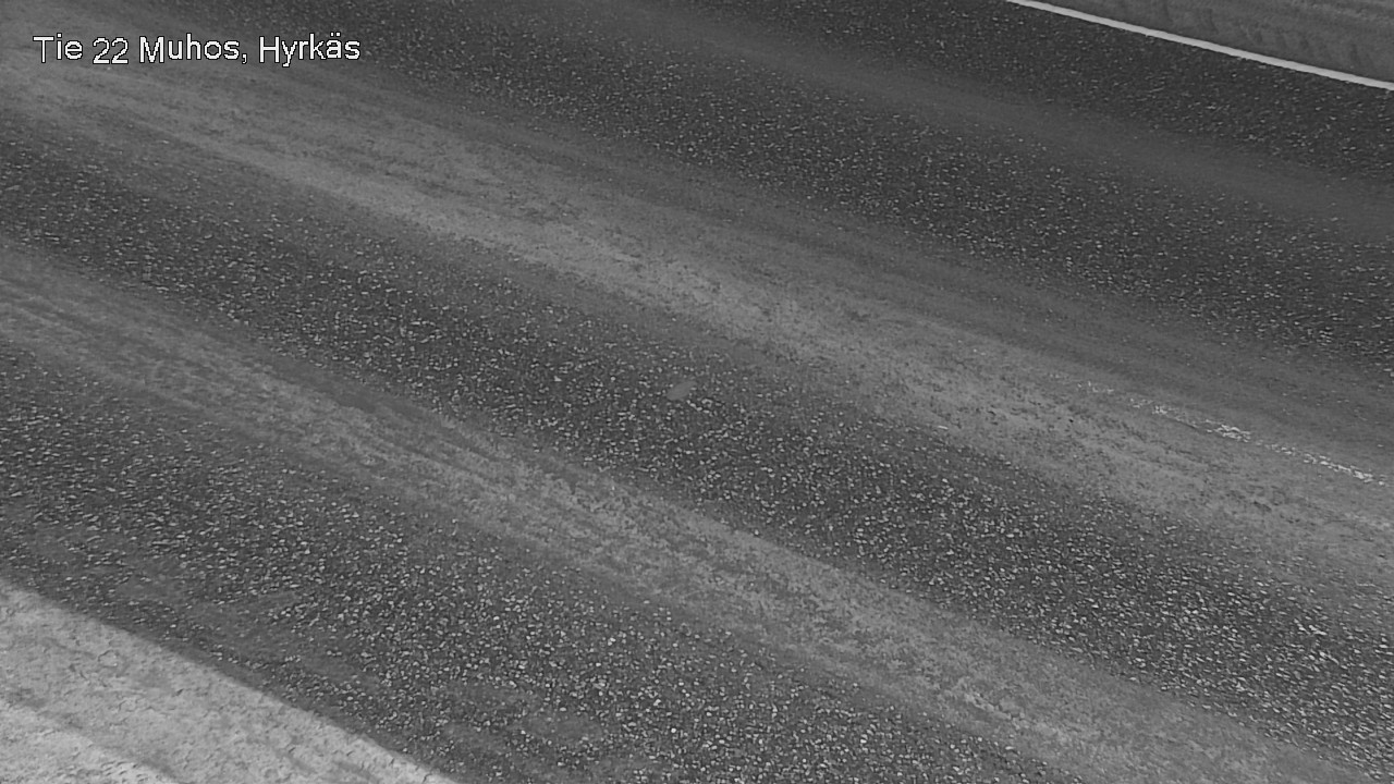 Weather Camera Image Väg 22 Muhos, Hyrkäs, Muhos, Pohjois-Pohjanmaa