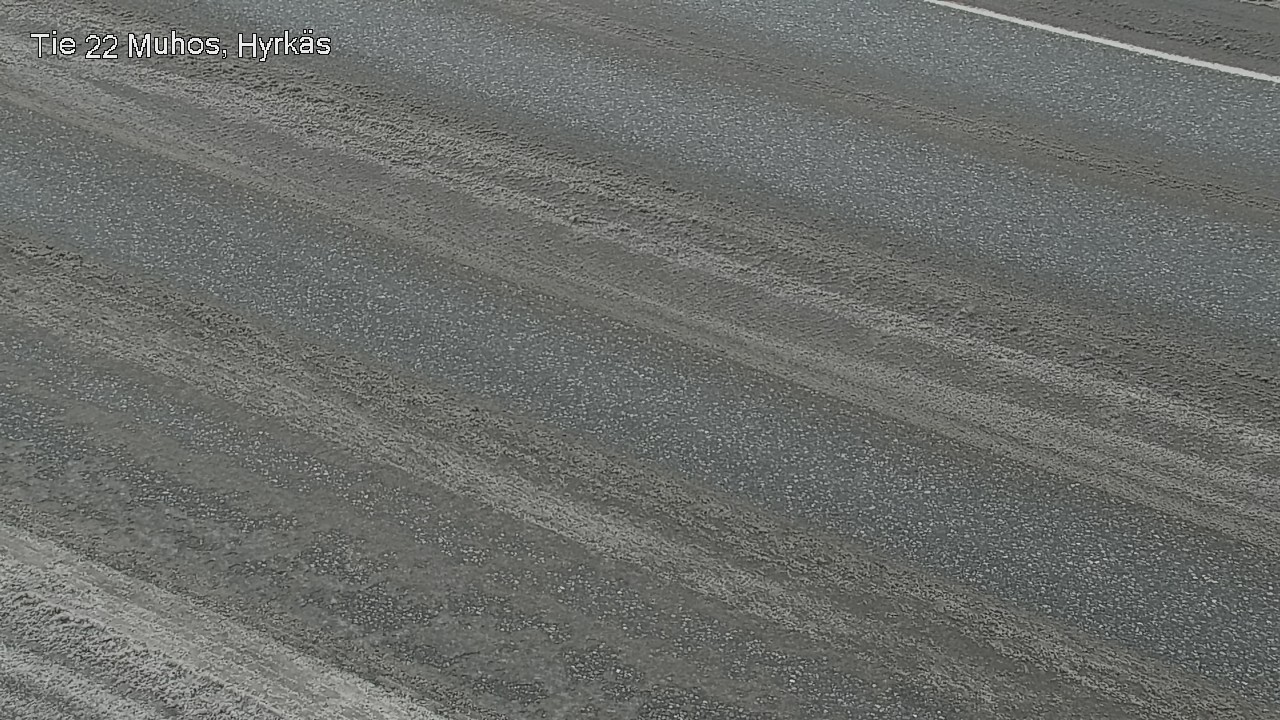 Weather Camera Image Road 22 Muhos, Hyrkäs, Muhos, Pohjois-Pohjanmaa