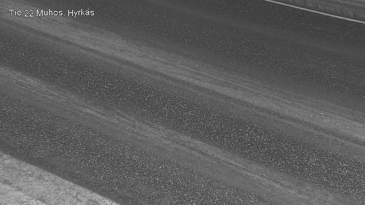 Weather Camera Image Väg 22 Muhos, Hyrkäs, Muhos, Pohjois-Pohjanmaa