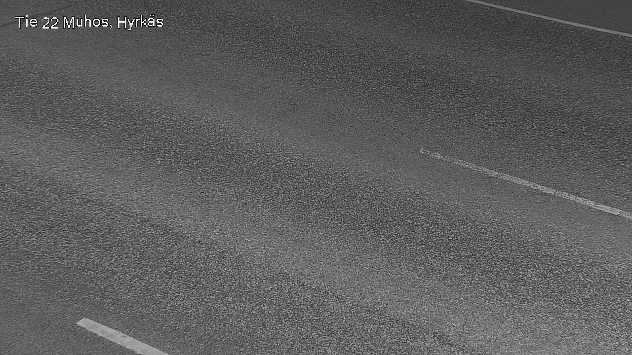 Weather Camera Image Road 22 Muhos, Hyrkäs, Muhos, Pohjois-Pohjanmaa
