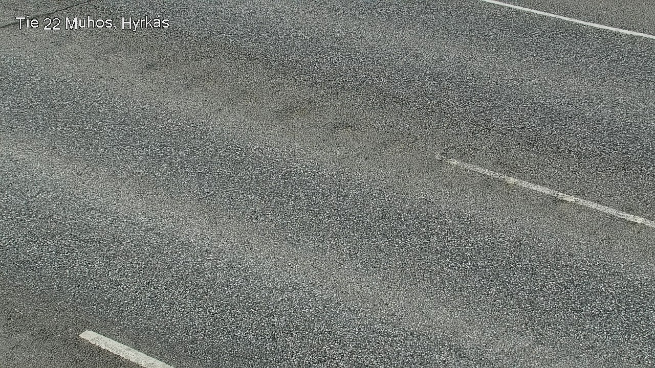 Weather Camera Image Road 22 Muhos, Hyrkäs, Muhos, Pohjois-Pohjanmaa