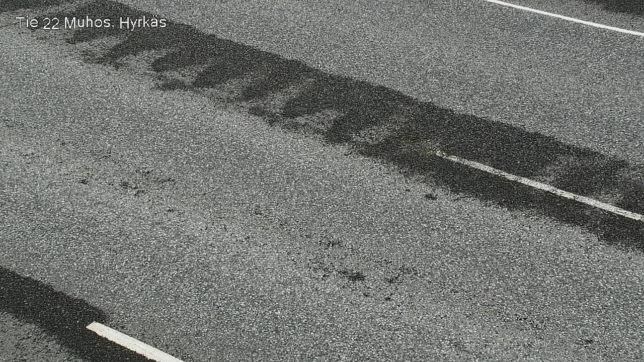 Weather Camera Image Väg 22 Muhos, Hyrkäs, Muhos, Pohjois-Pohjanmaa
