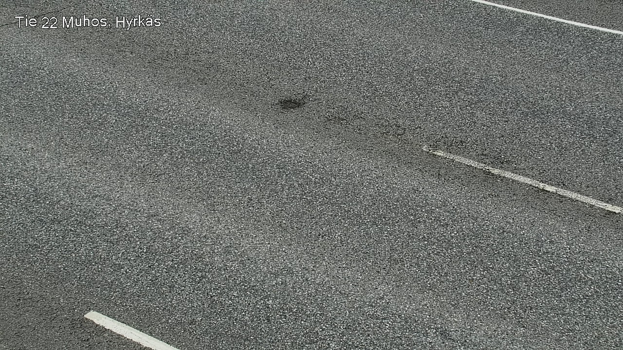 Weather Camera Image Väg 22 Muhos, Hyrkäs, Muhos, Pohjois-Pohjanmaa