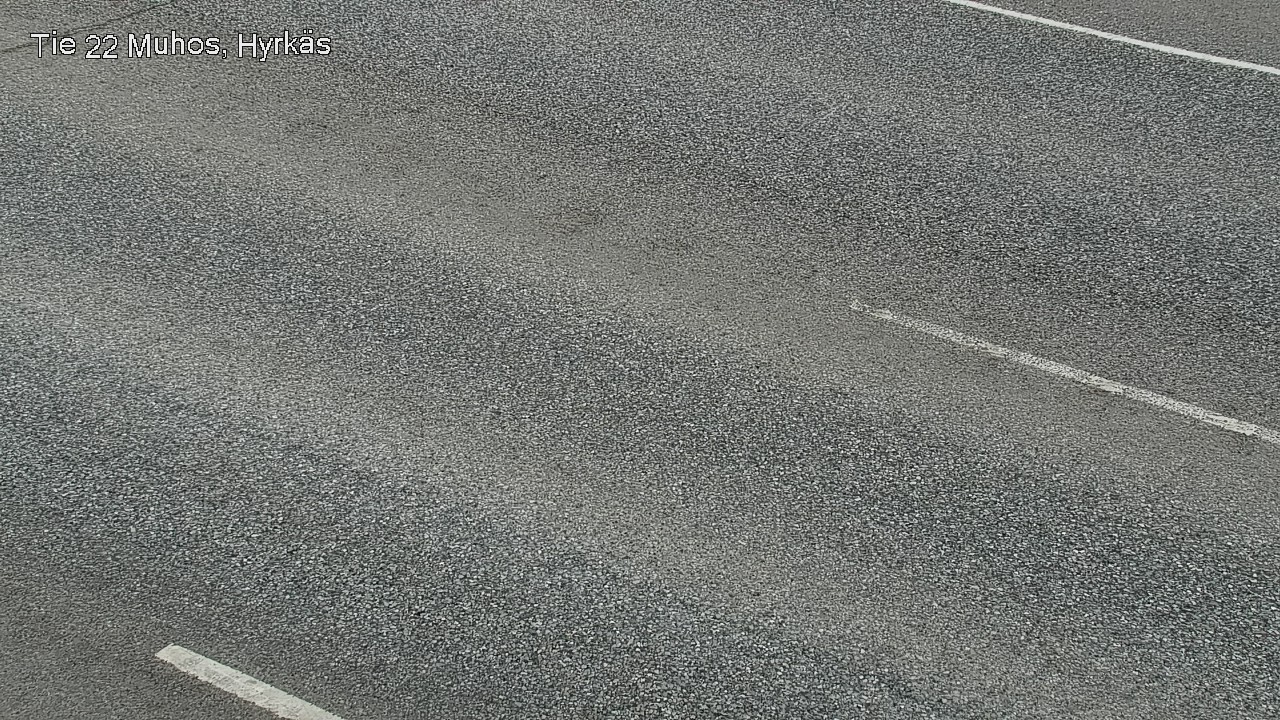 Weather Camera Image Road 22 Muhos, Hyrkäs, Muhos, Pohjois-Pohjanmaa