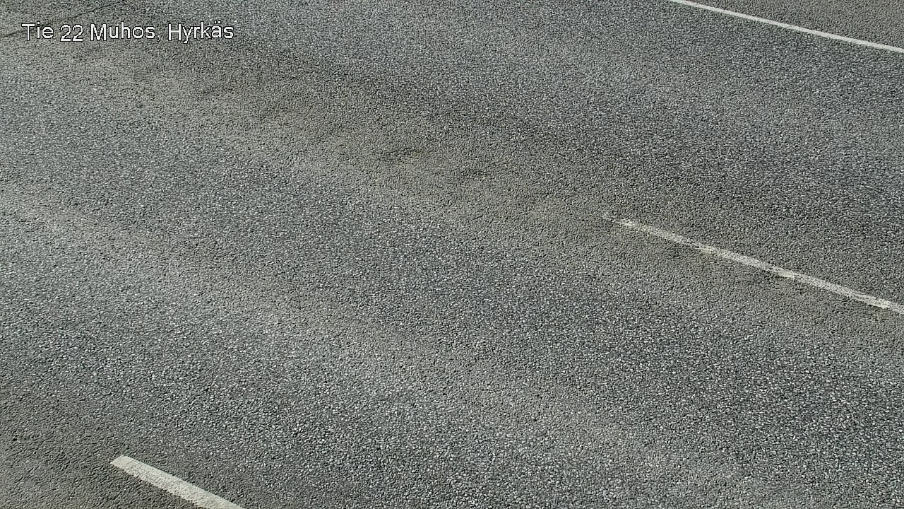 Weather Camera Image Road 22 Muhos, Hyrkäs, Muhos, Pohjois-Pohjanmaa