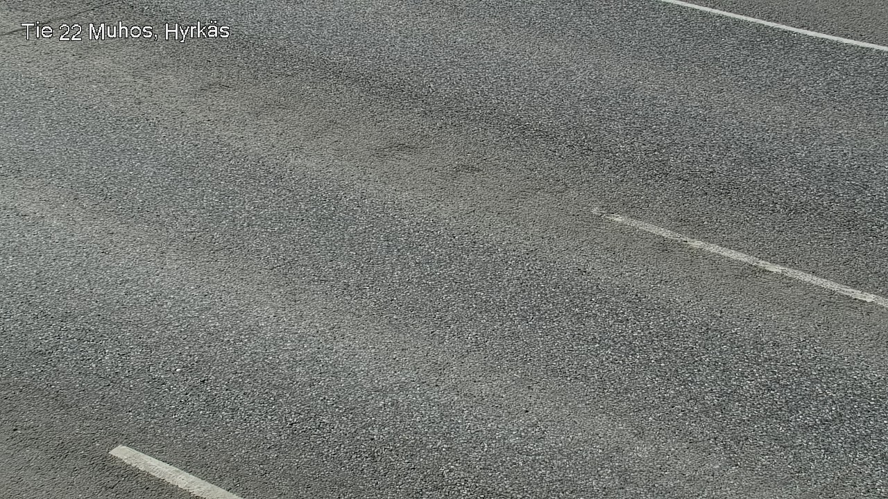 Weather Camera Image Road 22 Muhos, Hyrkäs, Muhos, Pohjois-Pohjanmaa