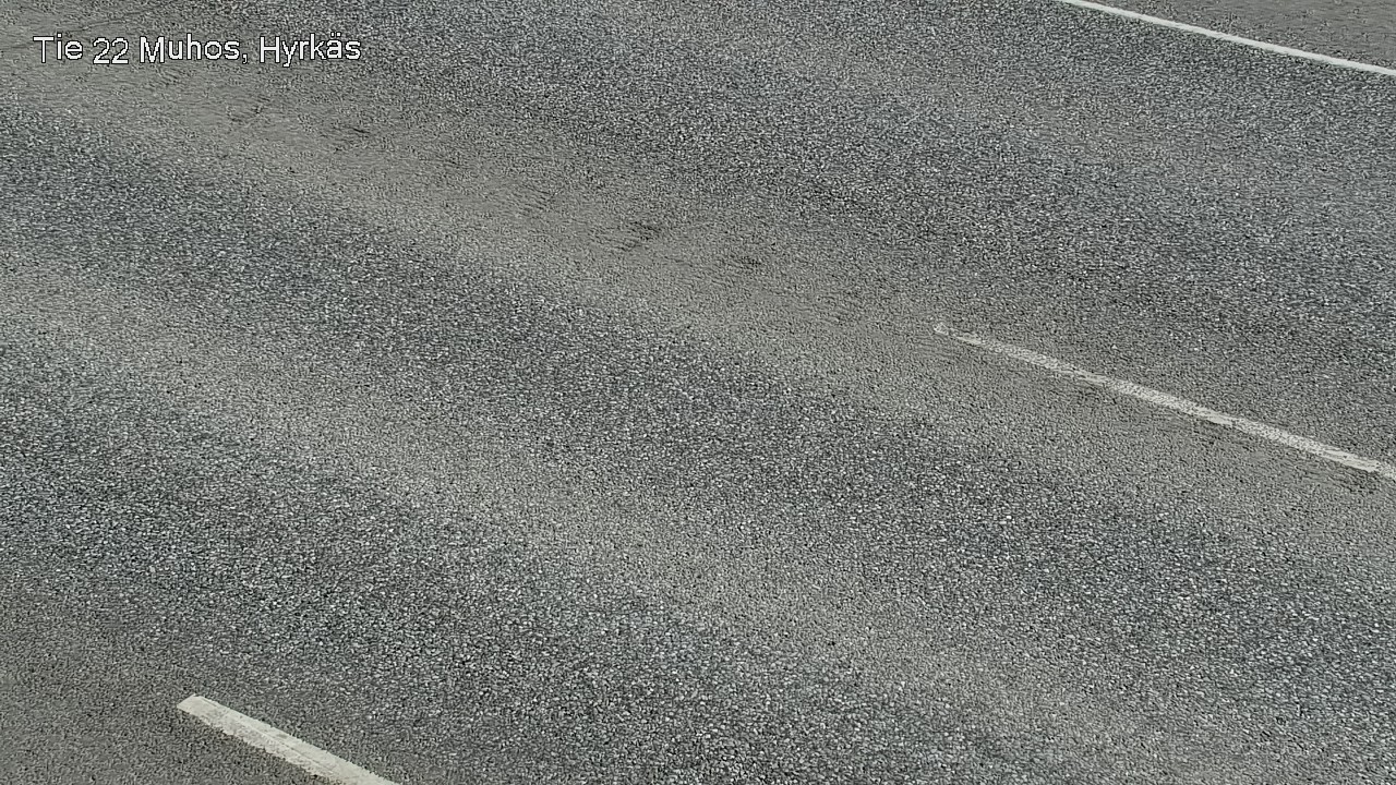 Weather Camera Image Road 22 Muhos, Hyrkäs, Muhos, Pohjois-Pohjanmaa