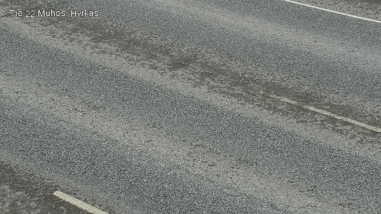Weather Camera Image Road 22 Muhos, Hyrkäs, Muhos, Pohjois-Pohjanmaa