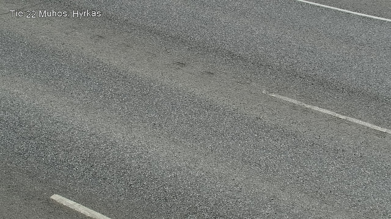Weather Camera Image Väg 22 Muhos, Hyrkäs, Muhos, Pohjois-Pohjanmaa