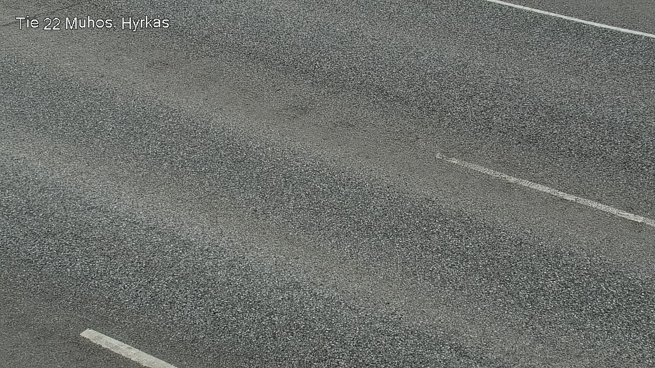 Weather Camera Image Road 22 Muhos, Hyrkäs, Muhos, Pohjois-Pohjanmaa