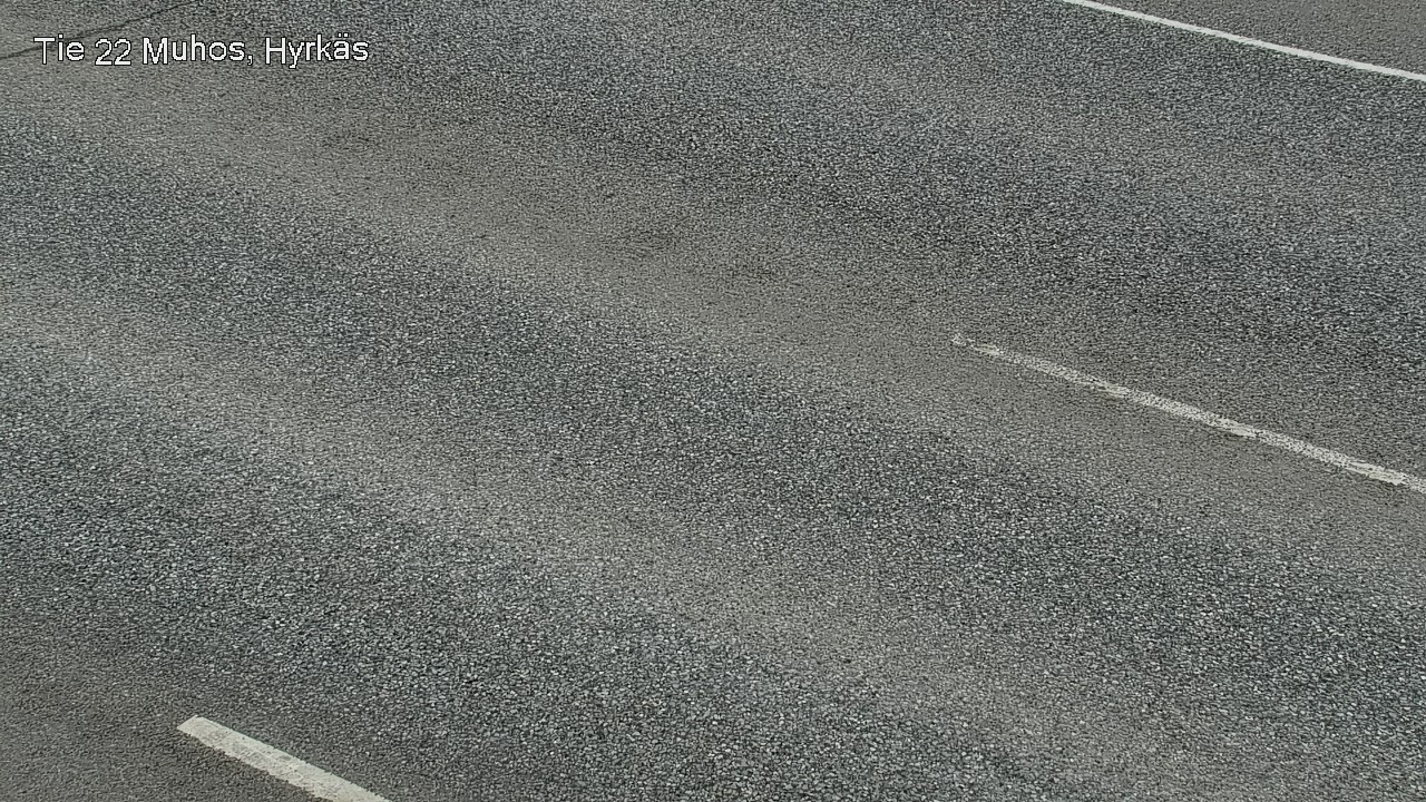 Weather Camera Image Väg 22 Muhos, Hyrkäs, Muhos, Pohjois-Pohjanmaa