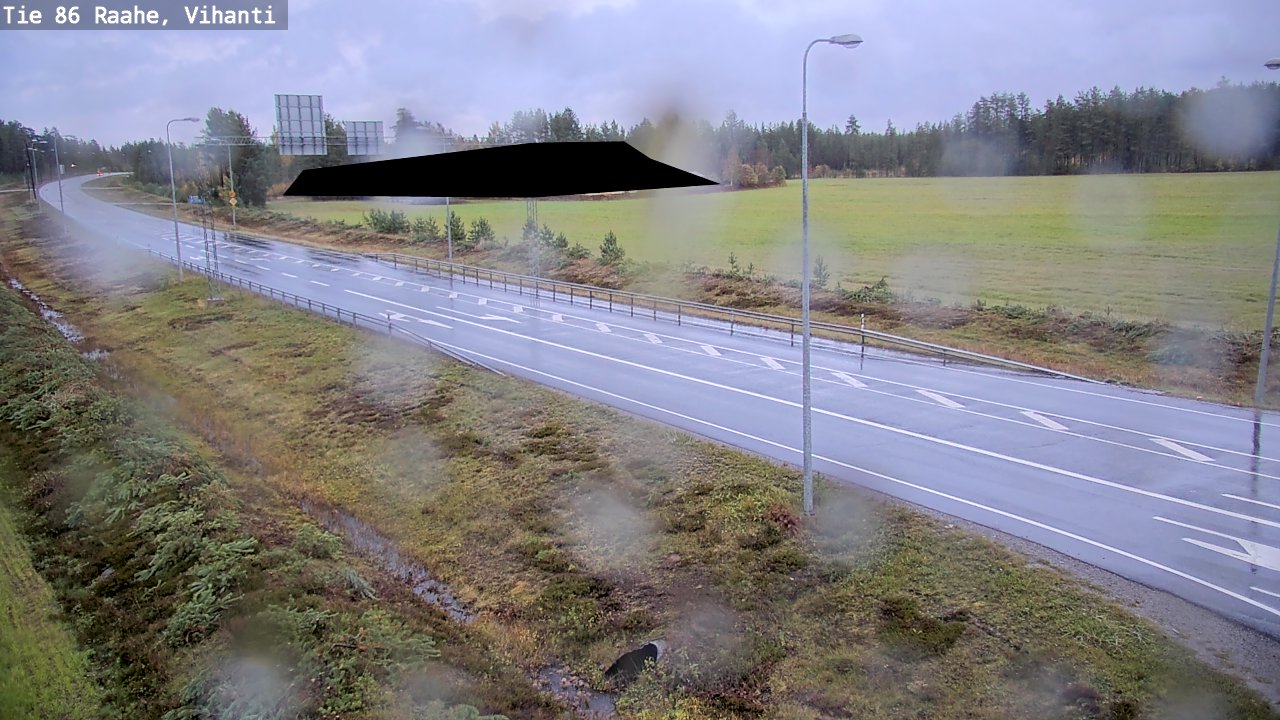 Weather Camera Image Road 86 Raahe, Vihanti, Raahe, Pohjois-Pohjanmaa