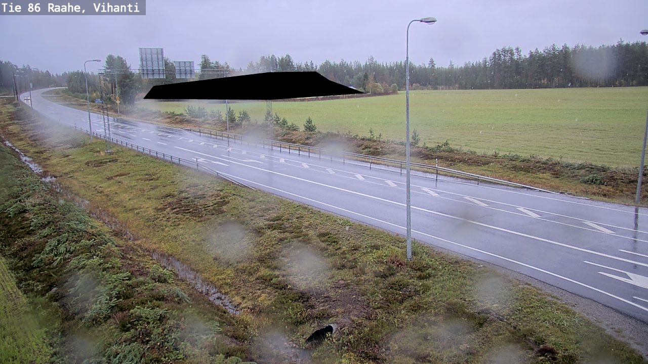 Weather Camera Image Road 86 Raahe, Vihanti, Raahe, Pohjois-Pohjanmaa