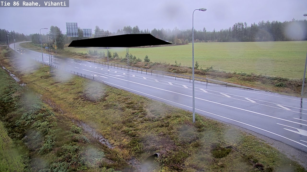 Weather Camera Image Road 86 Raahe, Vihanti, Raahe, Pohjois-Pohjanmaa
