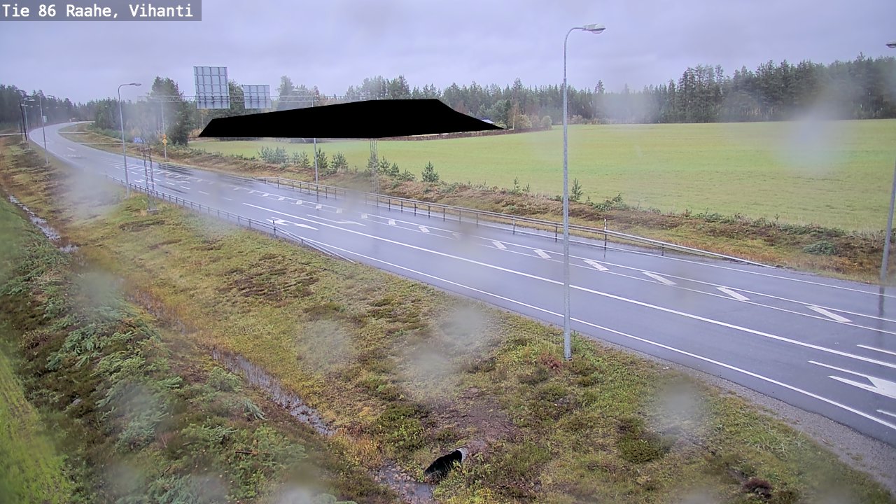Weather Camera Image Road 86 Raahe, Vihanti, Raahe, Pohjois-Pohjanmaa