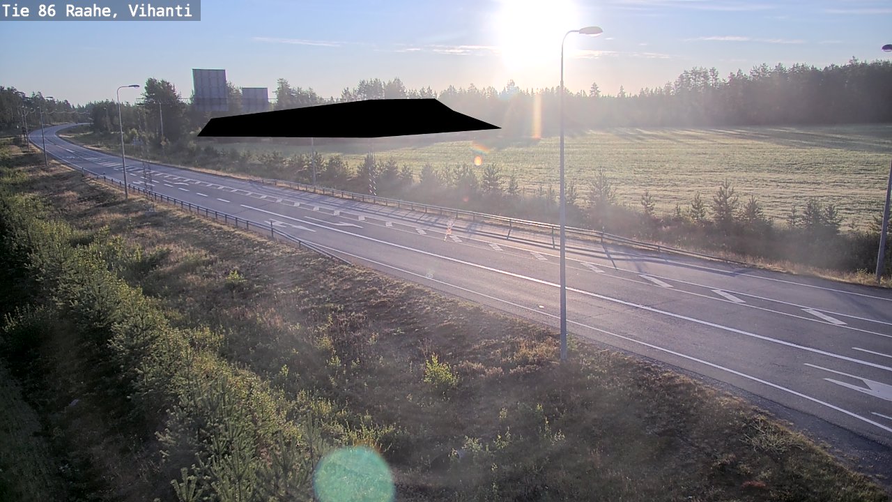 Kelikamerat Kuva Tie 86 Raahe, Vihanti, Raahe, Pohjois-Pohjanmaa