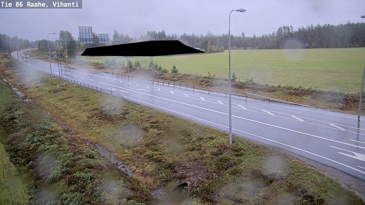 Weather Camera Image Road 86 Raahe, Vihanti, Raahe, Pohjois-Pohjanmaa