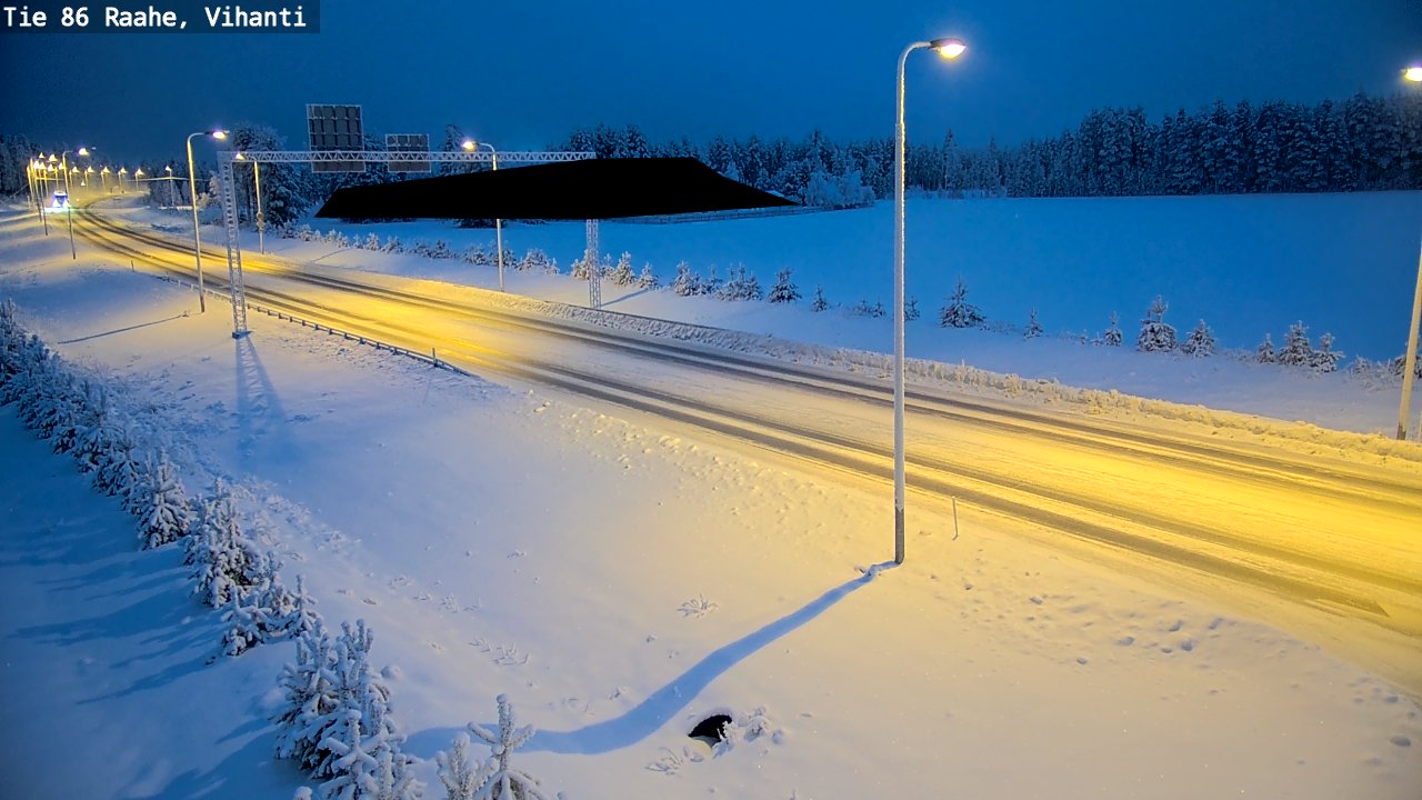 Kelikamerat Kuva Tie 86 Raahe, Vihanti, Raahe, Pohjois-Pohjanmaa